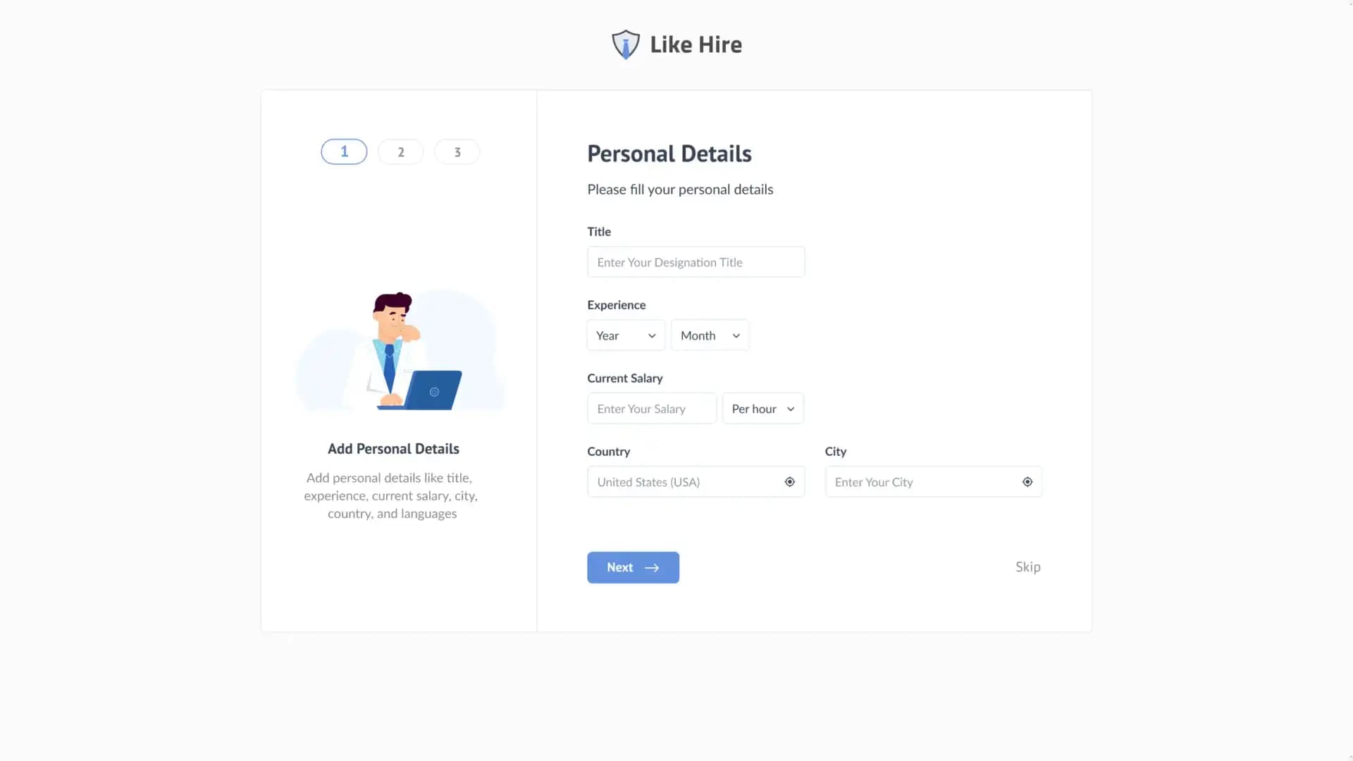 Candidate Signup